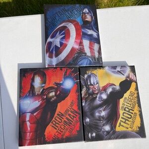 Marvel superhero canvas art
